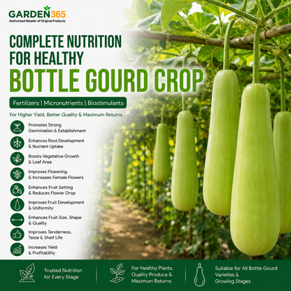 Bottle Gourd Crop Nutrition | Fertilizers, Micronutrients & Biostimulants for Bottle Gourd Crop