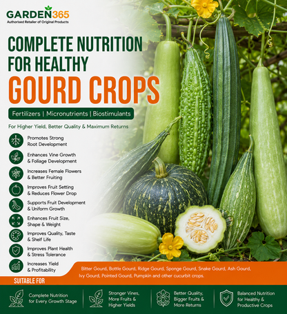 Gourd Crop Nutrition | Fertilizers, Micronutrients & Biostimulants for Gourd Crops