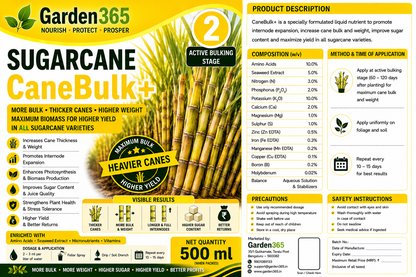Sugarcane Yield Booster Kit – Sugarcane 1 CaneMax+ | Sugarcane 2 CaneBulk+ | Sugarcane 3 YieldMax+ for Higher Yield, More Tillers, Increased Sugar Recovery & Better Profits