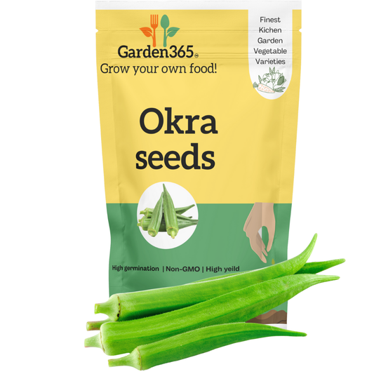 Organic Heirloom Okra Seeds