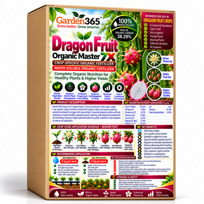 Dragon Fruit Organic Master 7X Crop-Specific Organic Fertilizer Water Soluble Organic Fertilizer