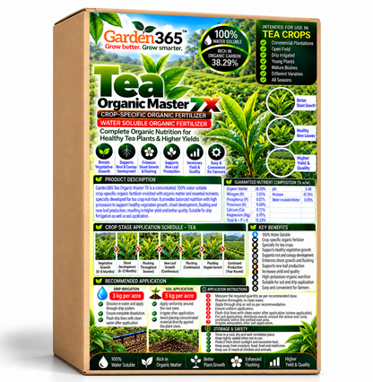 Tea Organic Master 7X Crop-Specific Organic Fertilizer Water Soluble Organic Fertilizer