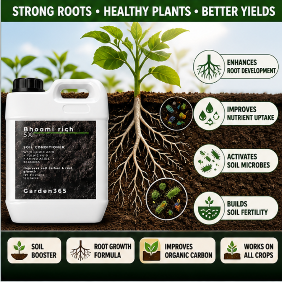 Bhoomi Rich 5X Soil Conditioner for pH Balance & Organic Carbon Boost