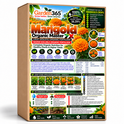 Marigold Organic Master 7X Crop-Specific Organic Fertilizer Water Soluble Organic Fertilizer