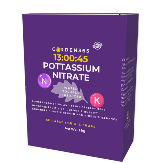 Potassium Nitrate 13:00:45 – Water Soluble Nitrate Potash Fertilizer for Flowering, Fruit Size & Quality