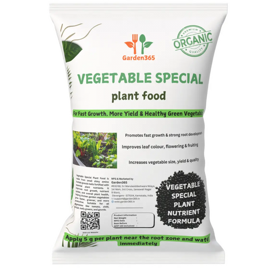 Vegetable Special Plant Food – Growth Booster for Healthy Plants, More Flowers & Higher Yield (Apply Up to 100 Plants / Times)