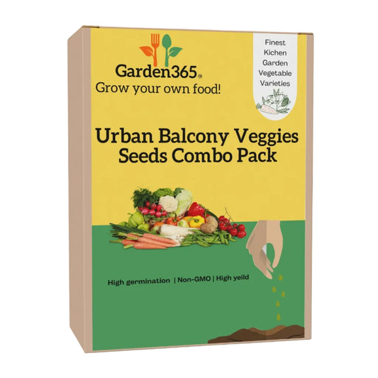 अर्बन बालकनी फार्म पैक | 6 आसानी से उगने वाली सब्जियों के बीजों का पैक