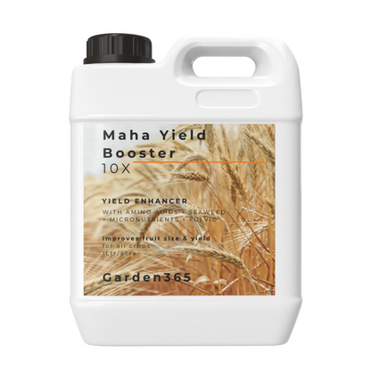Maha Yield Booster 10X Yield Enhancer for All Crops | Improves Fruit Size, Weight & Productivity