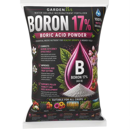 Boric Acid 17% – Water Soluble Boron Micronutrient Fertilizer for Flowering & Fruit Set