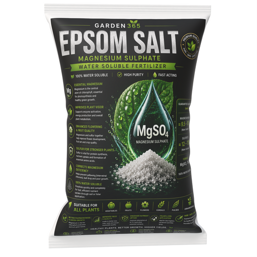 Magnesium Sulphate 9.6% (Epsom Salt) – Water Soluble Magnesium Fertilizer for Greener Leaves & Better Yield
