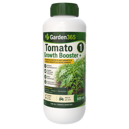 Tomato Yield Booster Kit – Tomato 1 Growth Booster+ | Tomato 2 Flower Booster+ | Tomato 3 Yield Max+ for Strong Plant Growth, Better Fruit Setting, Higher Yield & Improved Fruit Quality