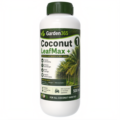 Coconut Yield Booster Kit – Coconut 1 LeafMax+ | Coconut 2 ButtonSet+ | Coconut 3 NutFill+ for Higher Yield, Nut Size & Quality