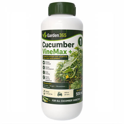 Cucumber Yield Booster Kit – Cucumber 1 VineMax+ | Cucumber 2 FlowerSet+ | Cucumber 3 FruitFill+ for Higher Yield, Better Fruit Size, Improved Quality & Premium Marketable Cucumbers