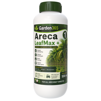 Arecanut Yield Booster Kit – Areca 1 LeafMax+ | Areca 2 ButtonSet+ | Areca 3 NutFill+ for Higher Yield, Nut Size & Quality