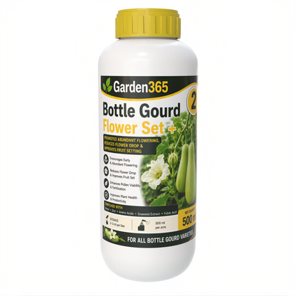 Bottle Gourd Yield Booster Kit – Bottle Gourd 1 Growth Boost+ | Bottle Gourd 2 Flower Set+ | Bottle Gourd 3 Yield Max+ for Higher Yield, Fruit Size & Quality