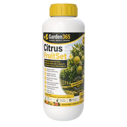 Citrus Yield Booster Kit – Citrus 1 CanopyMax+ | Citrus 2 FruitSet+ | Citrus 3 YieldMax+ for Higher Yield, Fruit Size & Quality