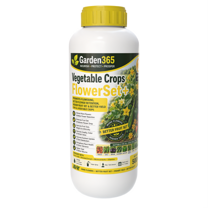 Vegetable Yield Booster Kit – Vegetable Crops 1 GrowthMax+ | Vegetable Crops 2 FlowerSet+ | Vegetable Crops 3 Yield Boost+ for Strong Vegetative Growth, Better Flowering, Higher Fruit Set, Improved Yield & Quality