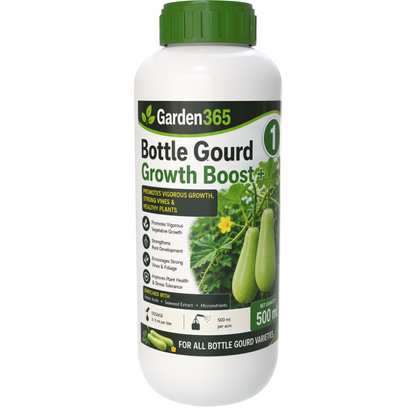 Bottle Gourd Yield Booster Kit – Bottle Gourd 1 Growth Boost+ | Bottle Gourd 2 Flower Set+ | Bottle Gourd 3 Yield Max+ for Higher Yield, Fruit Size & Quality