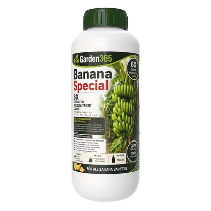 Banana Special Micronutrient Fertilizer  (केला | ಬಾಳೆಹಣ್ಣು | అరటి | வாழைப்பழம் | വാഴപ്പഴം)  EDTA Chelated 100% Water Soluble Fertilizer – 400g per Acre