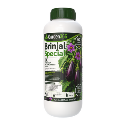Brinjal Special Micronutrient Fertilizer  (बैंगन | ಬದನೆಕಾಯಿ | వంకాయ | கத்திரிக்காய் | വഴുതന)  EDTA Chelated 100% Water Soluble Fertilizer – 400g per Acre
