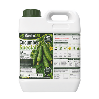 Cucumber Special Micronutrient Fertilizer  (खीरा | ಸೌತೆಕಾಯಿ | దోసకాయ | வெள்ளரிக்காய் | വെള്ളരിക്ക)  EDTA Chelated 100% Water Soluble Fertilizer – 400g per Acre