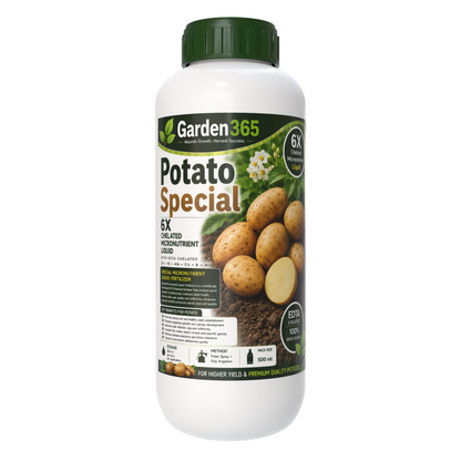 Potato Special Micronutrient Fertilizer  (आलू | ಆಲೂಗಡ್ಡೆ | బంగాళదుంప | உருளைக்கிழங்கு | ഉരുളക്കിഴങ്ങ്)  EDTA Chelated 100% Water Soluble Fertilizer – 400g per Acre