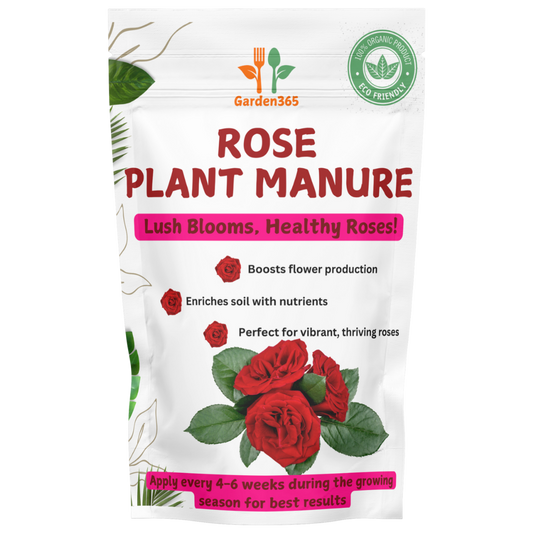 Rose plant manure