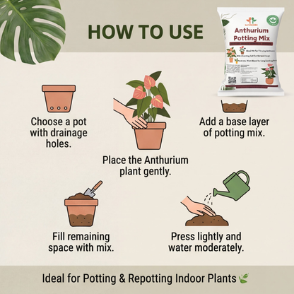 anthurium flower soil Anthurium Potting Mix | Special Soil for Healthy Anthuriums