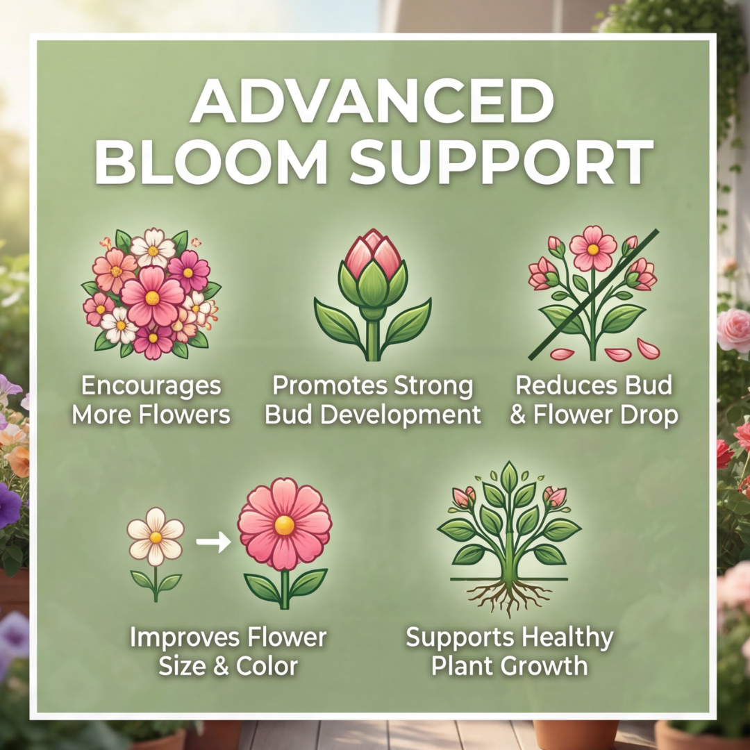 Zinnia Flower Bloom – Organic Bio Fertilizer for Zinnia 50 ml | Makes upto 10 Ltr