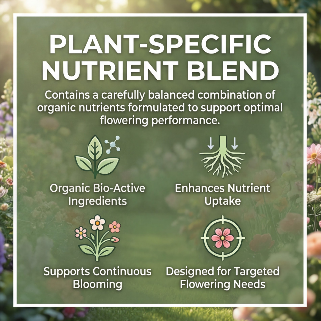 Zinnia Flower Bloom – Organic Bio Fertilizer for Zinnia 50 ml | Makes upto 10 Ltr