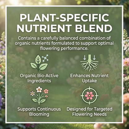 Zinnia Flower Bloom – Organic Bio Fertilizer for Zinnia 50 ml | Makes upto 10 Ltr