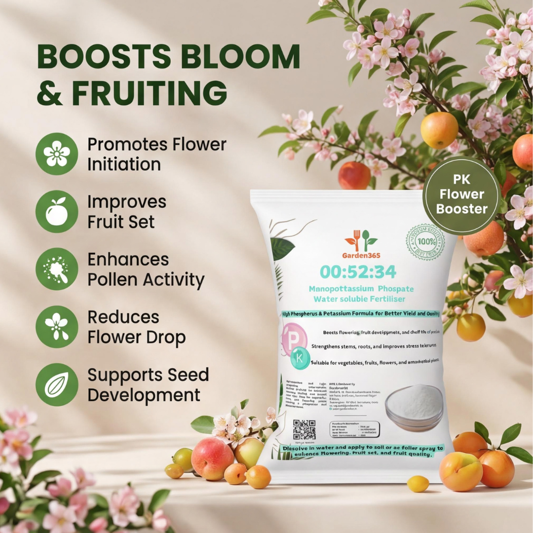 00-52-34 Water-Soluble Fertilizer (MKP) – High Phosphorus & Potassium Boost 🌿✨