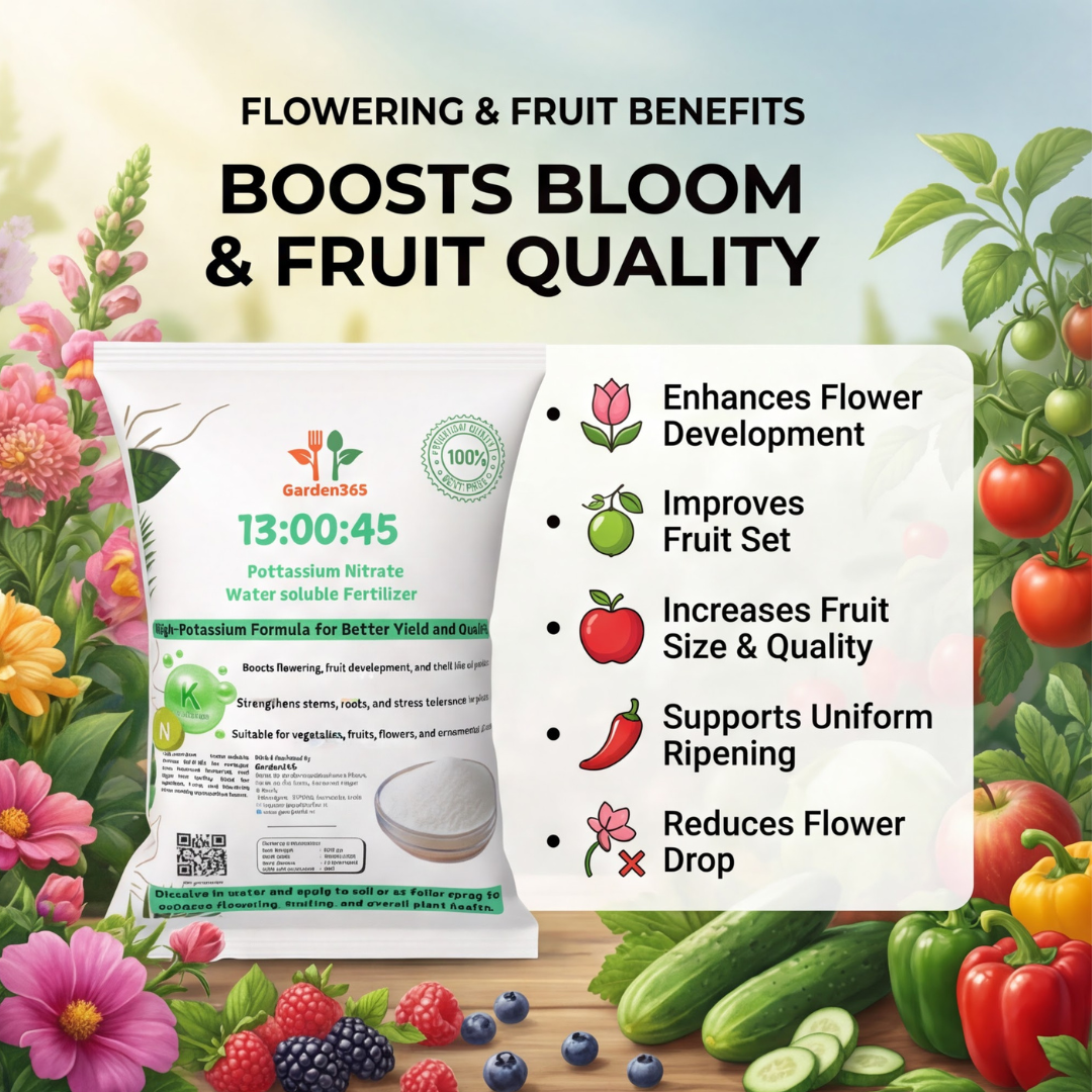 13-00-45 Potassium Nitrate (MOP) – Water-Soluble Fertilizer for Plants