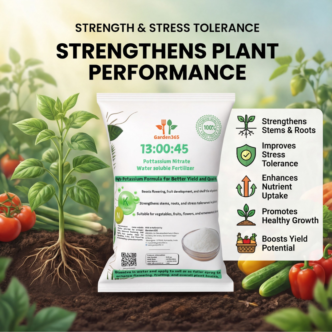 13-00-45 Potassium Nitrate (MOP) – Water-Soluble Fertilizer for Plants