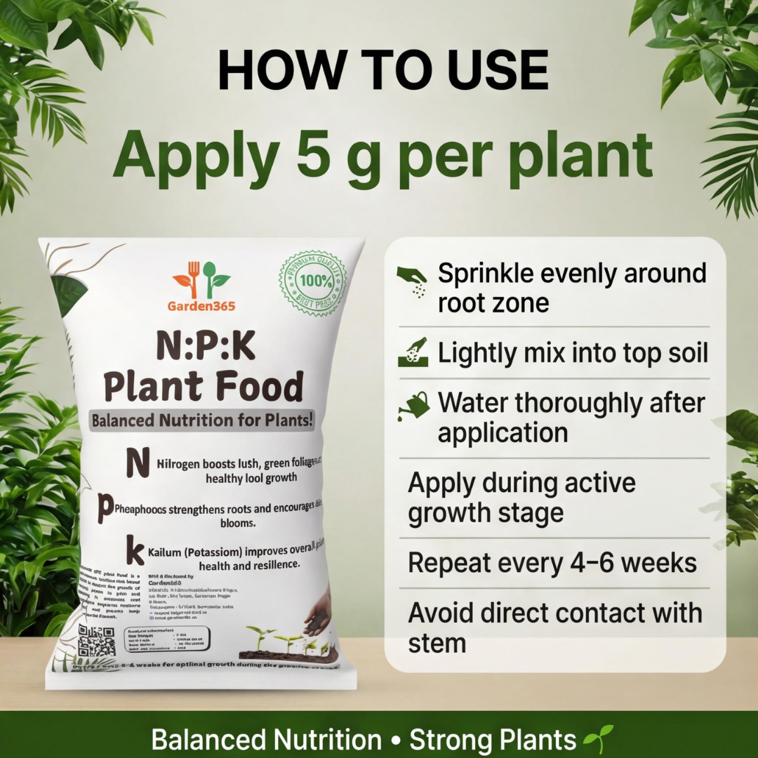 NPK Plant Food | Balanced Nutrition for All Plants
