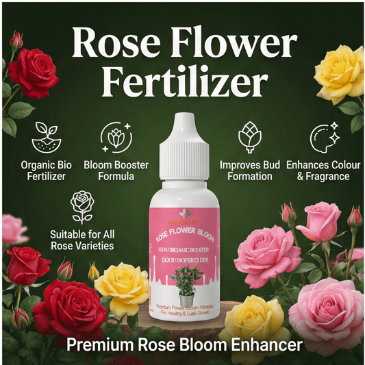 Rose Flower Bloom – Organic Bio Fertilizer for Rose 50 ml | Makes upto 10 Ltr