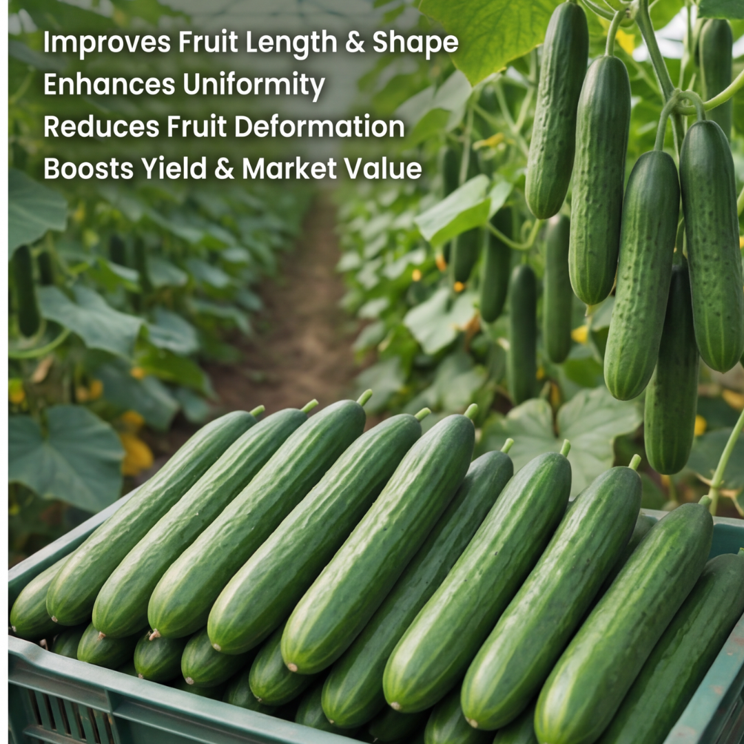 Cucumber Special Micronutrient Fertilizer  (खीरा | ಸೌತೆಕಾಯಿ | దోసకాయ | வெள்ளரிக்காய் | വെള്ളരിക്ക)  EDTA Chelated 100% Water Soluble Fertilizer – 400g per Acre