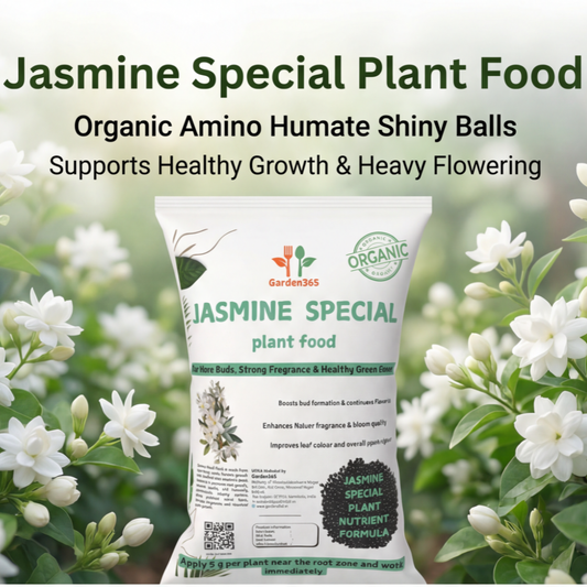 Jasmine Special Plant Food – Organic Flower Booster for More Buds, Fragrant Blooms & Healthy Plants (Apply Up to 100 Plants / Times)
