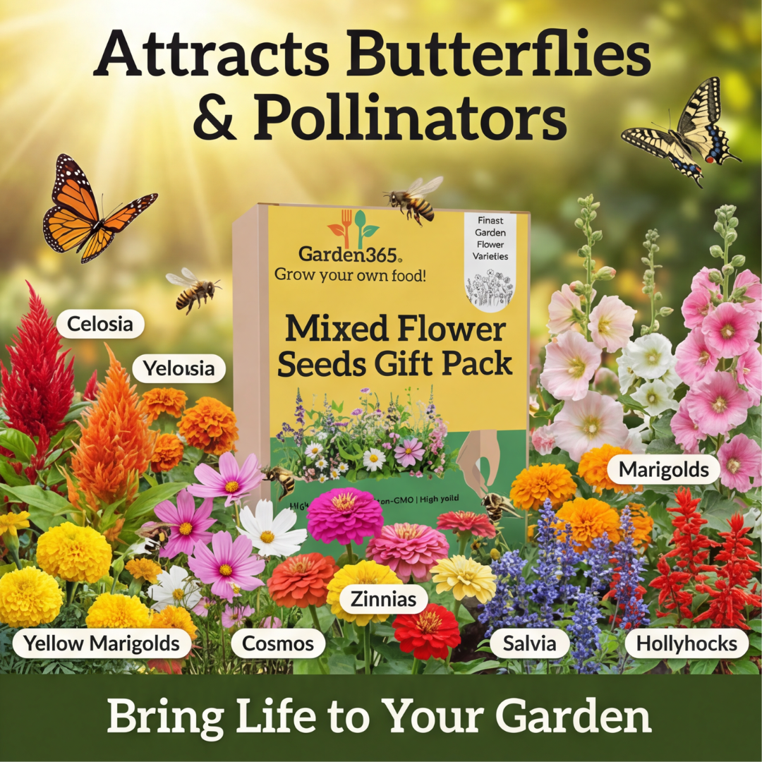 Mixed Flower Seeds Gift Pack (23 Varieties | 3000+ Seeds)