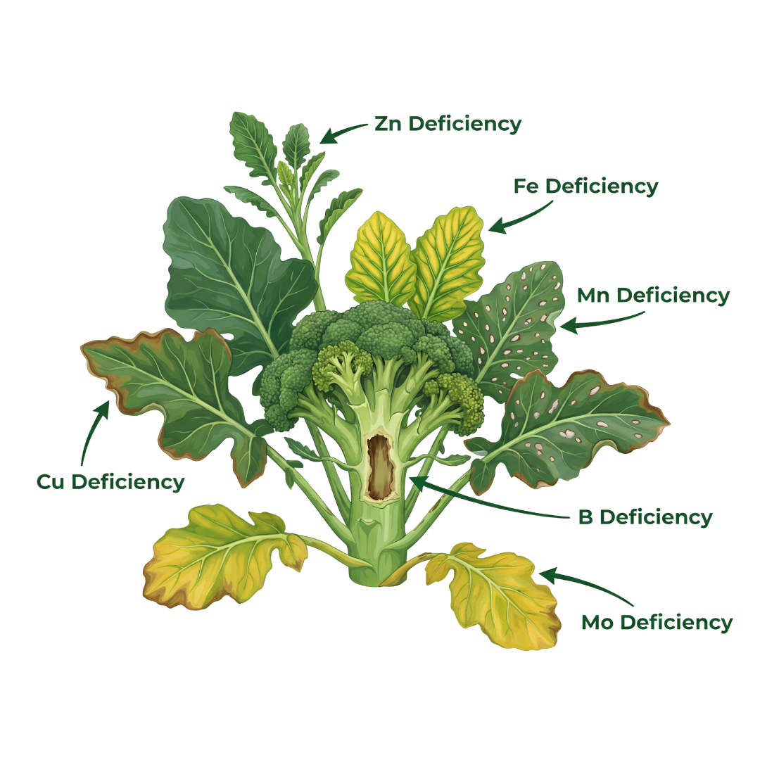 Broccoli Special Micronutrient Fertilizer  (ब्रोकोली | ಬ್ರೋಕೋಲಿ | బ్రోకోలీ | ப்ரோக்கோலி | ബ്രോക്കോളി)  EDTA Chelated 100% Water Soluble Fertilizer – 400g per Acre