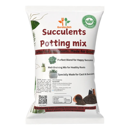 Succulent Potting Mix | Premium Soil Blend for Healthy Succulents &amp; Cacti - Garden365