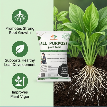All Purpose Plant Food – Suitable for all Plants  | 100% Organic | Apply Up to 100 Plants