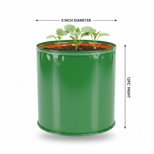 Garden365 HDPE Grow Bag 9x12 | 260 GSM Heavy-Duty & Reusable for Terrace & Kitchen Gardening